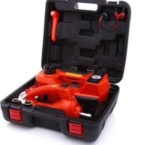 5 Ton Hydraulic Electric Car Jack Kit with Impact Wrench & Inflator